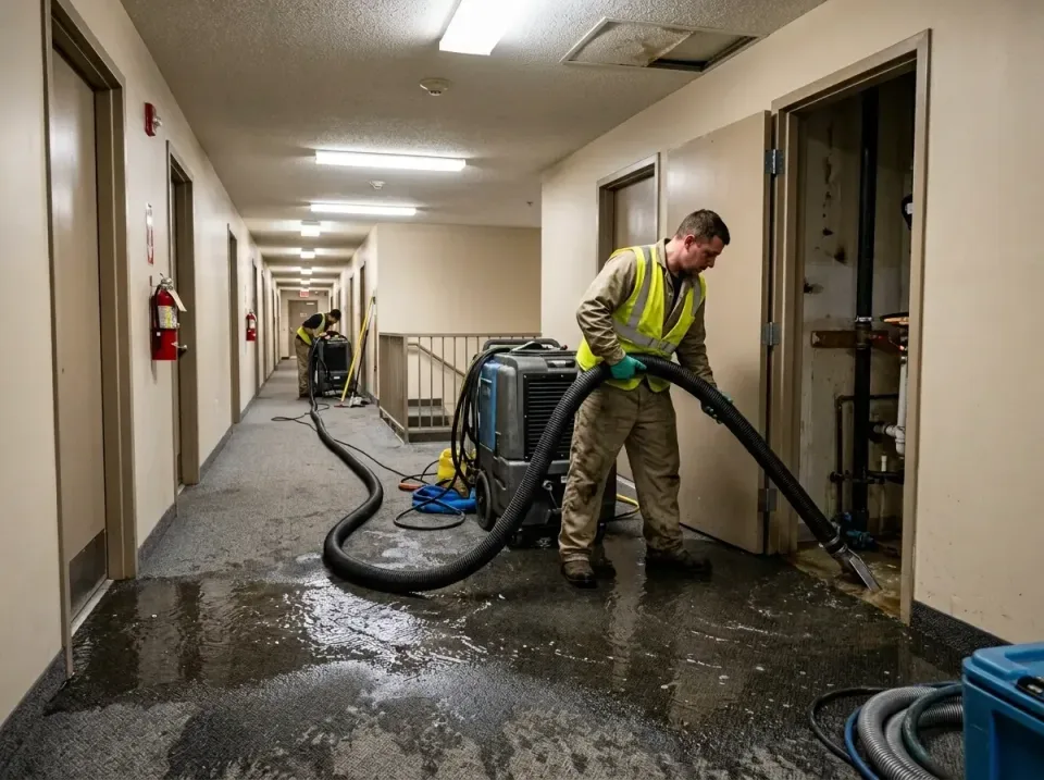 multi-unit-apartment-hallway-f-005 — frequently asked questions, Emergency Burst Pipe Water Extraction & Removal in Santaqui…